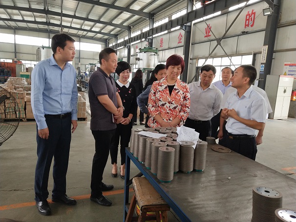 省人大常委會常務副主任、黨組書記王玲一行來湖北昌利公司視察